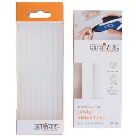 Steinel kaštų klijų lazdelės Crystal (006594), 7 mm