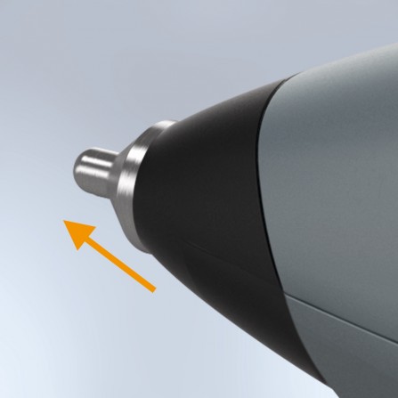 Steinel karštų klijų pistoleto ilgas antgalis (052935), 4,5 mm