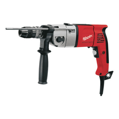 Elektrinis smūginis gręžtuvas Milwaukee PD2E 24 RS, 1010 W + lagaminas