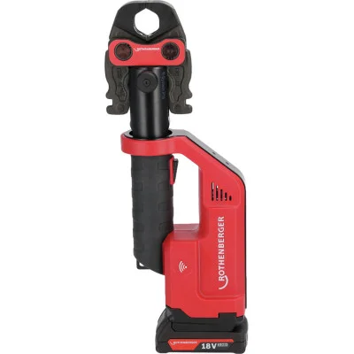 Rothenberger ROMAX Compact III AMPShare, 2 × 2 Ah – akumuliatorinis vamzdžių presavimo įrankis