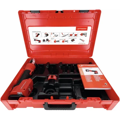 Rothenberger ROMAX NANO CAS akumuliatorinis presavimo įrankis ROCASE 6414, be akumuliatoriaus