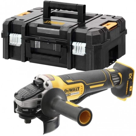 Dewalt akumuliatorinis kampinis šlifuoklis DCG406NT-XJ, 125 mm, 18 V + lagaminas