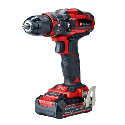 Einhell akumuliatorinis smūginis gręžtuvas-suktuvas TE-CD 18/44 Li-i – 1 × akumuliatorius