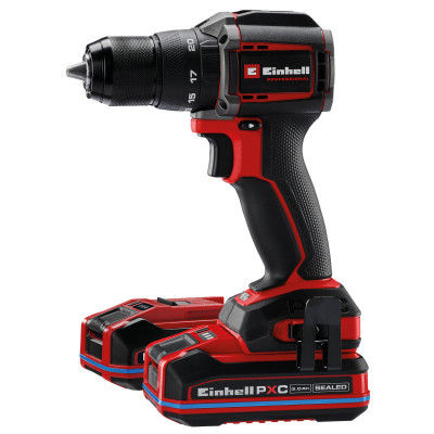 Einhell akumuliatorinis smūginis gręžtuvas-suktuvas TP-CD 18/50-C Li-i BL – 2 × akumuliatorius