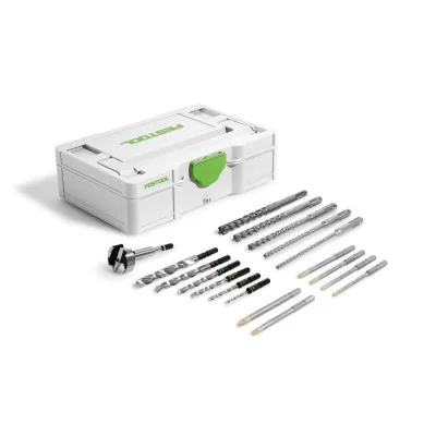 Festool 18 dalių antgalių ir grąžtų rinkinys Systainer³ S 76 dėžėje