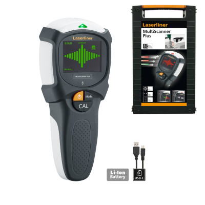 Laserliner elektroninis sienų detektorius Laserliner Elektronisches Ortungsgerät MultiScanner Plus (1× akumuliatorius)