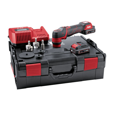 Flex poliravimo mašina PXE 80 12-EC/2.5 SET – L-BOXX