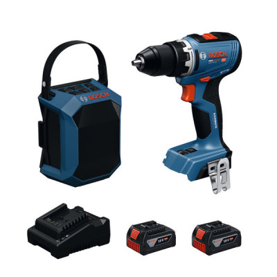 Bosch GPB 18V-1 C + GSR 18V-65 + GAL 18V-40-2 – akumuliatorinių įrankių rinkinys