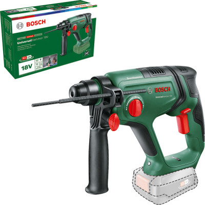 Bosch akumuliatorinis perforatorius UniversalHammer 18V – be akumuliatoriaus ir įkroviklio