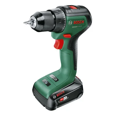 Bosch akumuliatorinis gręžtuvas-suktuvas UniversalDrill 18V-60 – 1 × akumuliatorius
