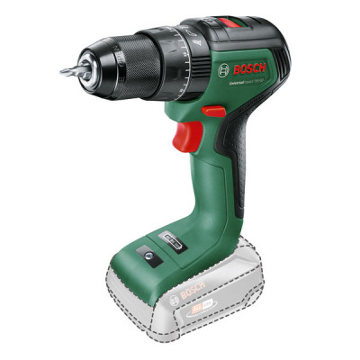 Bosch smūginis gręžtuvas UniversalImpact 18V-60, be akumuliatoriaus ir įkroviklio