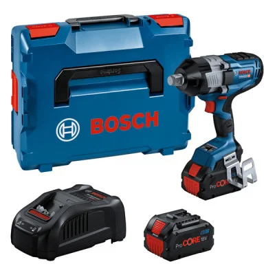 Bosch akumuliatorinis smūginis veržliasukis GDS 18V-1600 HC – 2 × akumuliatorius