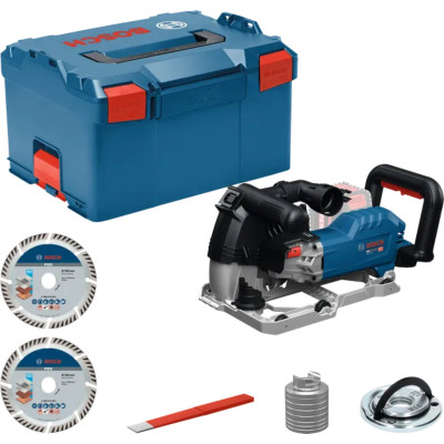 Bosch akumuliatorinė sienų griovelių freza GNF 18V-40 — be akumuliatoriaus ir įkroviklio (sisteminė dėžė)