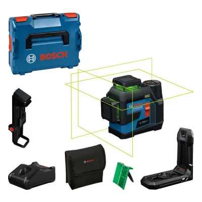 Bosch lazerinis nivelyras GLL 12V-100-33 CG (1× 2,0 Ah) (sisteminė dėžė)