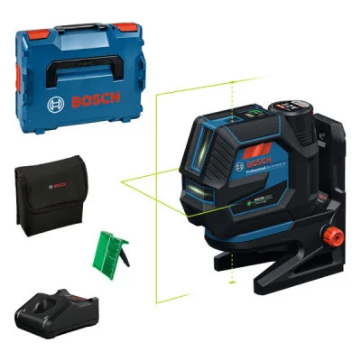 Bosch Professional GCL 12V-50-22 CG – linijinis lazerinis nivelyras / RM20 + 2,0 Ah + L-BOXX