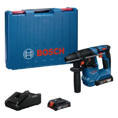 Bosch akumuliatorinis perforatorius GBH 18V-18 SDS-plus 2× akumuliatoriai + įkroviklis