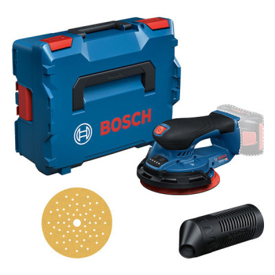 Bosch ekscentrinis šlifuoklis GEX 18V-150-3, be akumuliatoriaus ir įkroviklio, su lagaminu
