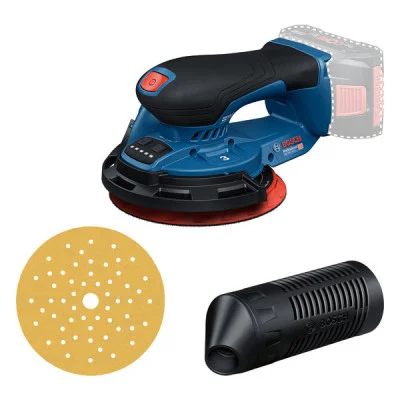 Bosch akumuliatorinis ekscentrinis šlifuoklis GEX 18V-150-3, be akumuliatoriaus ir įkroviklio, dėžėje
