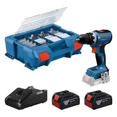 Bosch akumuliatorinis gręžtuvas-suktuvas GSR 18V-65, 2 × 4,0 Ah
