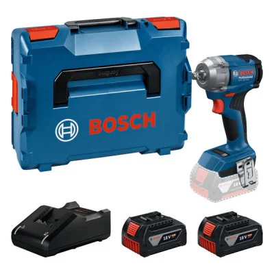 Bosch akumuliatorinis smūginis veržliasukis GDS 18V-350 – 2 × akumuliatorius
