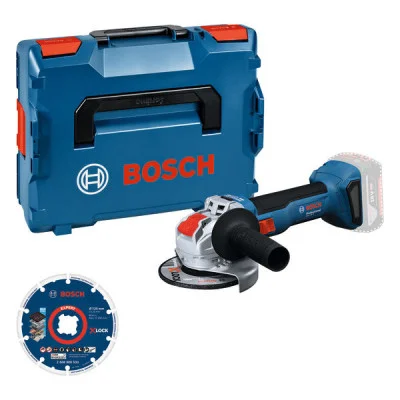 Bosch akumuliatorinis kampinis šlifuoklis GWX 18V-8 – be akumuliatoriaus ir įkroviklio · deimantinis diskas