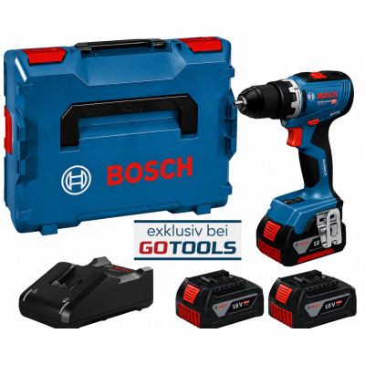 Bosch Professional GSR 18V-65 (3 × 4,0 Ah) – akumuliatorinių įrankių rinkinys