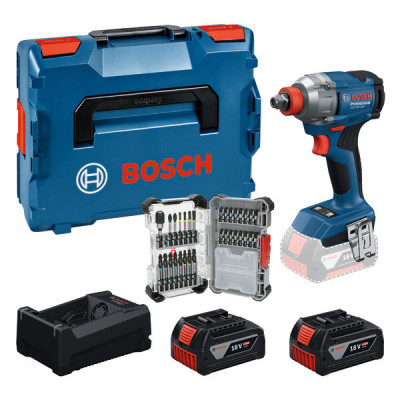 Bosch smūginis suktuvas GDX 18V-285, 2× 5,0 Ah, su lagaminu