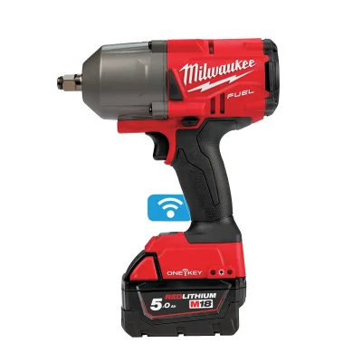 Smūginio veržliasūkio Milwaukee M18 ONEFHIWF12-502X rinkinys, 18 V
