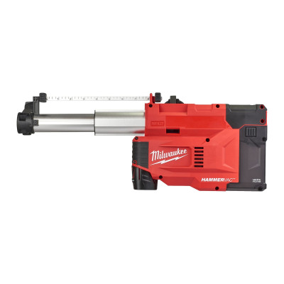 Universalios dulkių ištraukimo sistemos Milwaukee M12 UDEL-201B rinkinys, 12 V, 1 x 2 Ah, įkroviklis + krepšys