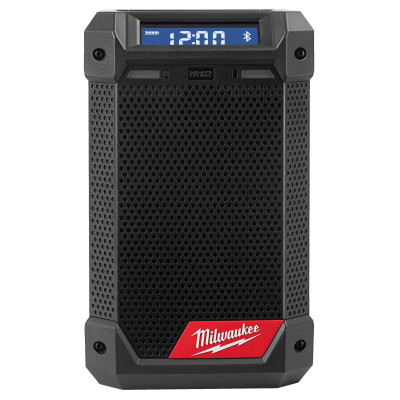 Rinkinys: akumuliatorinis radijo įkroviklis DAB+ Milwaukee M12 RCDAB+-0, 12 V