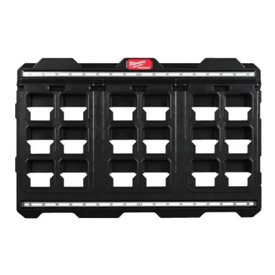 Milwaukee PACKOUT XL 760 × 510 × 300 mm – įrankių laikymo sistemos tvirtinimo plokštė