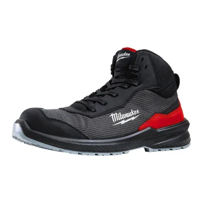 Milwaukee FLEXTRED S1PS apsauginiai auliniai batai, su raišteliais, juodi, 45 dydis