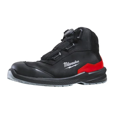 Milwaukee FLEXTRED S3S apsauginiai auliniai batai, su BOA užsegimu, odiniai, juodi, 41 dydis