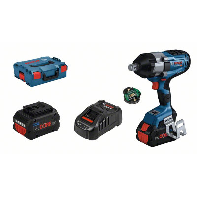 Bosch akumuliatorinis smūginis veržliasukis GDS 18V-1050 HC – 2 × akumuliatorius