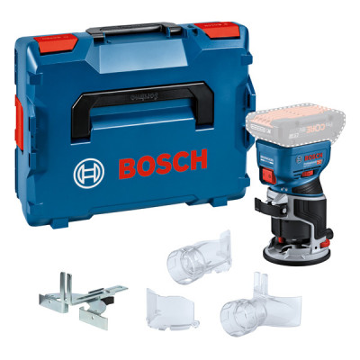 Bosch akumuliatorinė kraštų freza GKF 18V-8, be akumuliatoriaus ir kroviklio, L-BOXX lagaminas