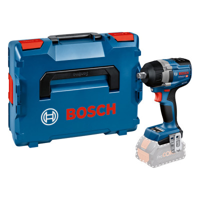 Bosch akumuliatorinis smūginis veržliasukis GDS 18V-750 C, be akumuliatoriaus ir įkroviklio, L-BOXX lagaminas