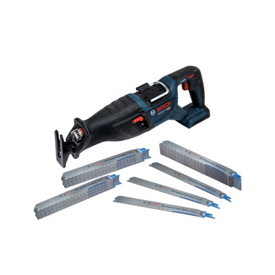 Bosch akumuliatorinis tiesinis pjūklas GSA 18V-28 – 1 × akumuliatorius