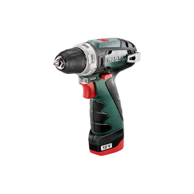 Metabo akumuliatorinis gręžtuvas-suktuvas PowerMaxx BS – 2 × akumuliatorius