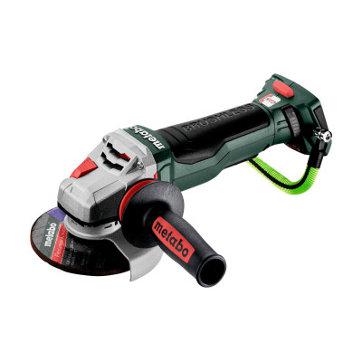 Metabo akumuliatorinis kampinis šlifuoklis WPBA 18 LTX BL 15-125 Quick DS, be akumuliatoriaus ir įkroviklio, metaBOX lagaminas