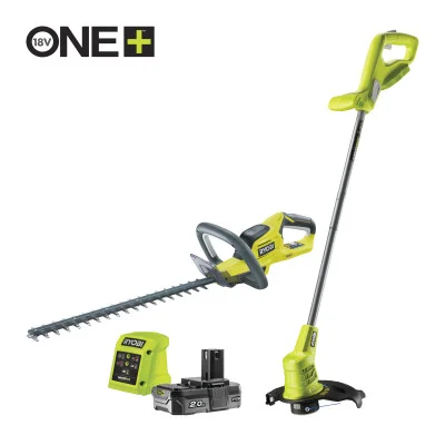 Ryobi OHT1845 + OLT1825M – akumuliatorinių sodo įrankių komplektas