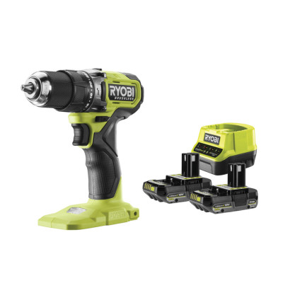 Ryobi akumuliatorinis smūginis gręžtuvas-suktuvas RPD18BL-2C20S (2 × 2,0 Ah)