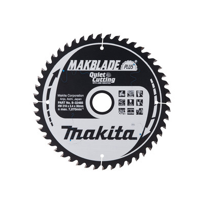 Makita diskinio pjūklo diskas MAKBLADE PLUS (216 mm, 48, 30 mm)