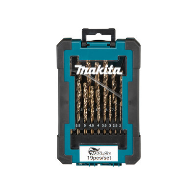 Makita HSS-Co metalo grąžtų rinkinys D-67561 (19 vnt.)