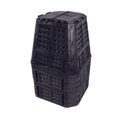 Patrol sodo kompostavimo dėžė KOMPOST1000NCZAPG003 (1000 l, juoda)