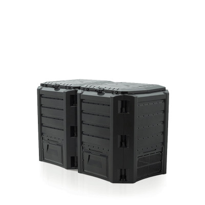Prosperplast sodo kompostavimo dėžė IKLM800C-S411 (juoda)