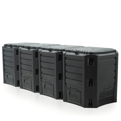 Prosperplast sodo kompostavimo dėžė IKLM1600C-S411 (juoda)
