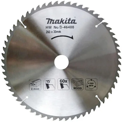 Makita diskinio pjūklo diskas D-46408 (260 × 30 mm, 60)