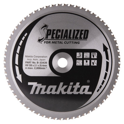 Makita diskinio pjūklo diskas B-33439 (305 × 2,1 × 25,4 mm)