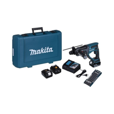 Makita akumuliatorinis perforatorius DHR202RTE3 (18 V, 3 × 5,0 Ah)