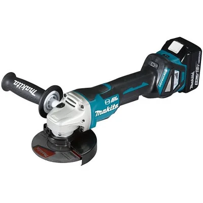 Makita akumuliatorinis kampinis šlifuoklis DGA518RTJU (18 V, 125 mm)